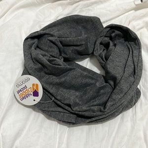 Hidden Zipper Infinity Scarf
